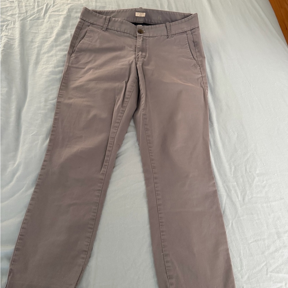 J. Crew Women's Classic Gray Cropped Pants